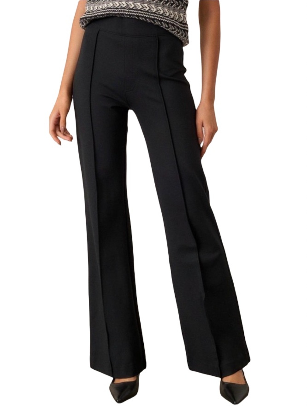 Spanx Ponte High Rise Flare Pants Classic Black Perfect Fit
Size Medium